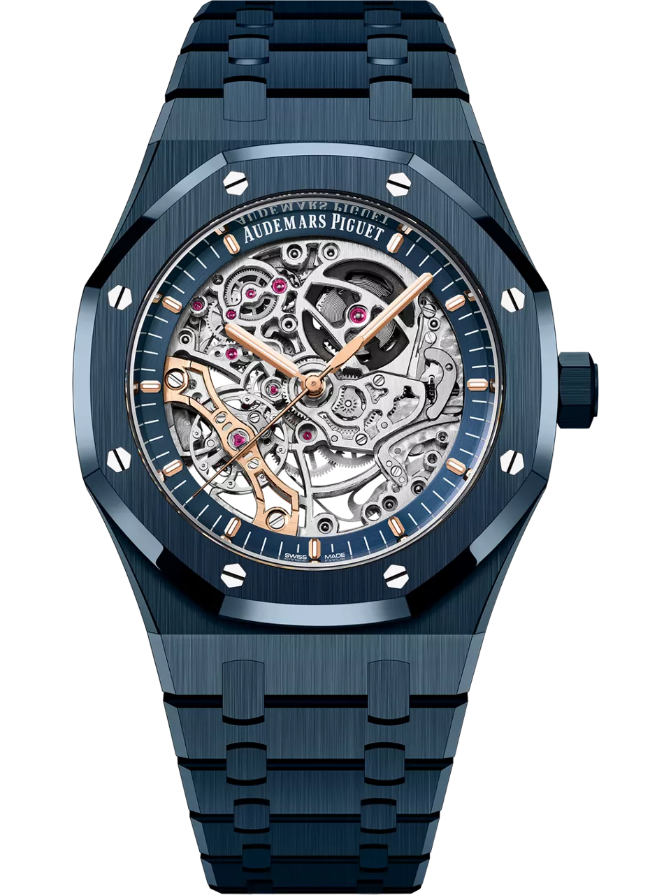[15416CD.OO.1225CD.01] Royal Oak 41 Double Balance Wheel Openworked Blue Nuit, Nuage 50 Ceramic