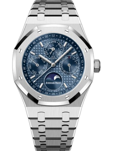[26574ST.OO.1220ST.03] Royal Oak Perpetual Calendar 41 Stainless Steel / Blue
