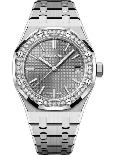 [15551ST.ZZ.1356ST.06] Royal Oak Selfwinding 37 Stainless Steel - Diamond / Grey