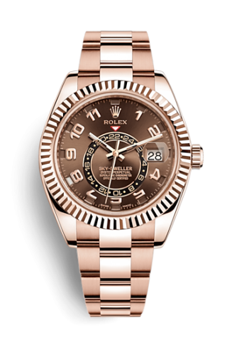 [326935-0003] Sky-Dweller Everose / Chocolate - Arabic