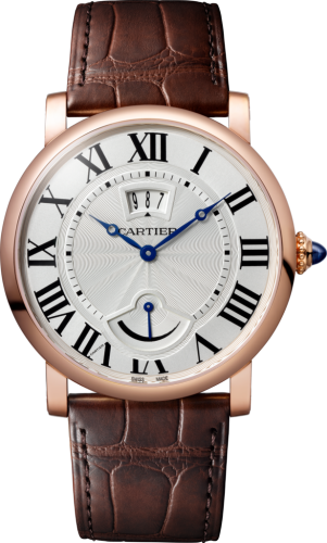 [W1556252] Rotonde de Cartier Calendar Aperture and Power Reserve Pink Gold / Silver
