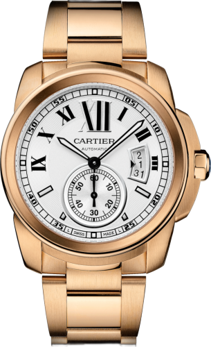 [W7100018] Calibre de Cartier 42 Pink Gold / Silver / Bracelet