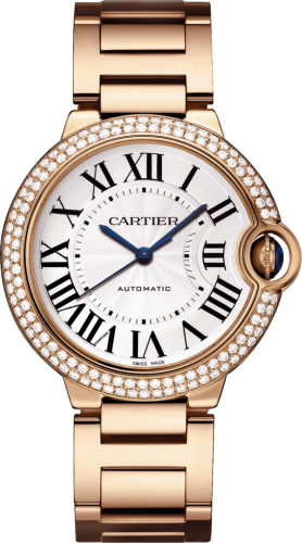 [WJBB0005] Ballon Blue de Cartier 36 Automatic Pink Gold / Diamonds / Bracelet