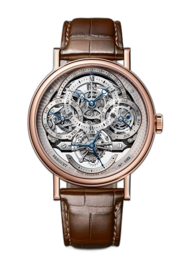 [3795BR/1E/9WU] Tourbillon Perpetual Calendar Skeleton 3795 Rose Gold / Silver
