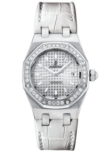 [77321ST.ZZ.D012CR.01] Royal Oak Selfwinding 77321 Stainless Steel / Diamond / Silver / Alligator