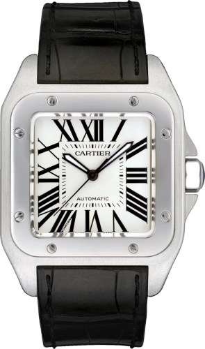 [W20073X8] Santos 100 41.3 Stainless Steel / Silver