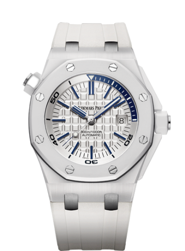 [15707CB.OO.A010CA.01] Royal Oak Offshore Diver White Ceramic