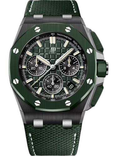 [26420CE.OO.A063VE.01] Royal Oak Offshore 43 Ceramic - Green Ceramic / Green
