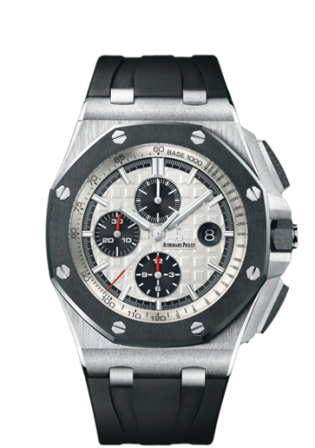 [26400SO.OO.A002CA.01] Royal Oak Offshore 44 Stainless Steel / Ceramic / Silver / Rubber