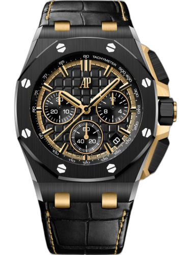 [26420CE.OO.A127CR.01] Royal Oak Offshore 43 Ceramic - Yellow Gold / Black