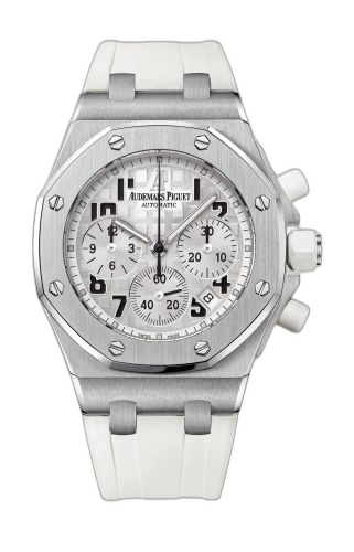 [26283ST.OO.D010CA.01] Royal Oak OffShore 26283 Lady Chronograph White