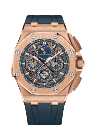 [26571OR.OO.A027CA.01.99] Royal Oak OffShore 26571 Grande Complication Pink Gold / Blue
