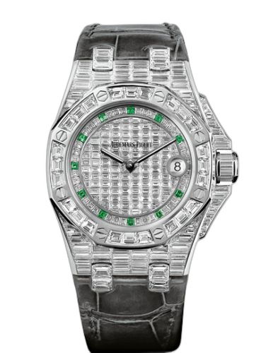 [67543BC.ZZ.D204CR.01] Royal Oak OffShore 67543 Lady Quartz Emerald Hour