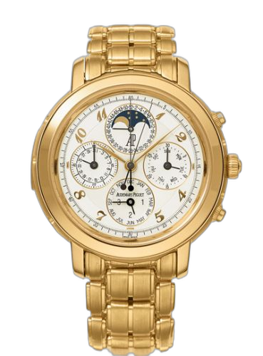 [25984BA.OO.1138BA.01] Jules Audemars 25984 Grande Complication Yellow Gold / White Breguet / Bracelet