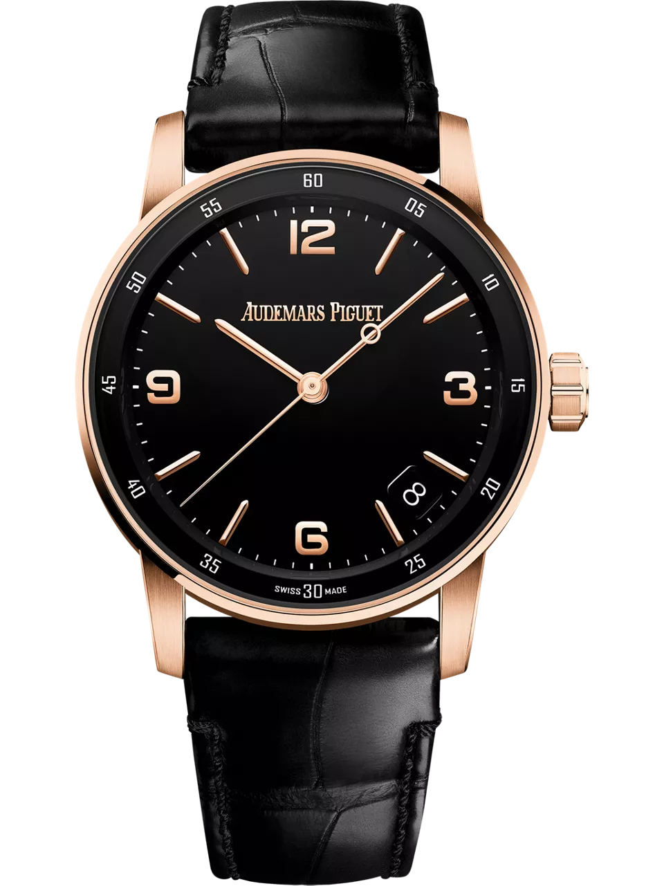 [15210OR.OO.A002CR.01] CODE 11.59 Automatic Pink Gold / Black