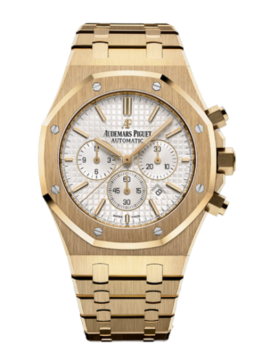 [26320BA.OO.1220BA.01] Royal Oak Chronograph 41 Yellow Gold / Silver