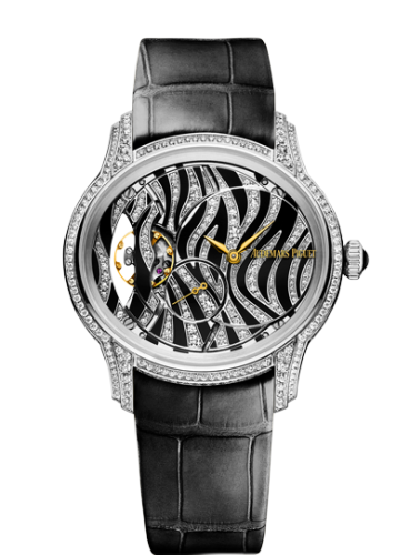 [77249BC.ZZ.A102CR.01] Millenary Hand-wound White Gold / Zebra