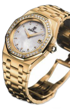 [67601BA.ZZ.1210BA.02] Royal Oak 67601 Quartz Yellow Gold / MOP
