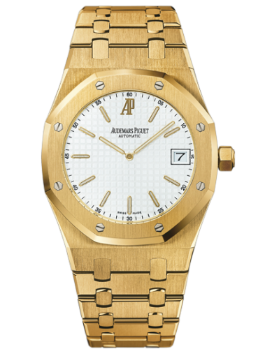 [15202BA.OO.0944BA.01] Royal Oak Extra-Thin Yellow Gold / Silver