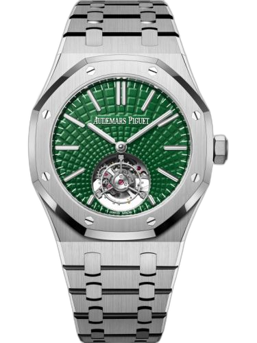 [26534TI.OO.1220TI.01] Royal Oak Self-Winding Flying Tourbillon Titanium / Green