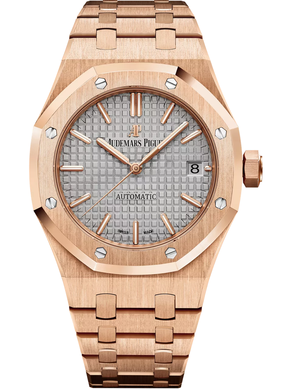 [15450OR.OO.1256OR.01] Royal Oak 15450 Selfwinding Pink Gold / Grey