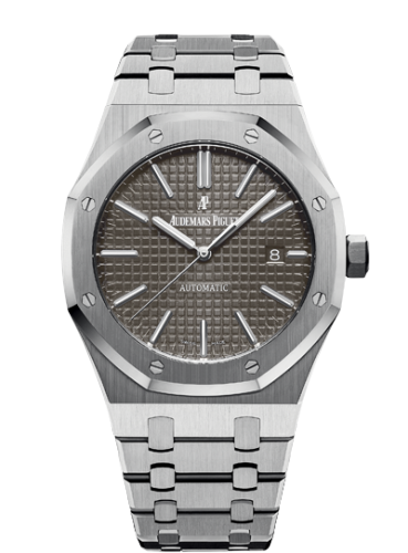 [15400ST.OO.1220ST.04] Royal Oak 15400 Stainless Steel / Grey