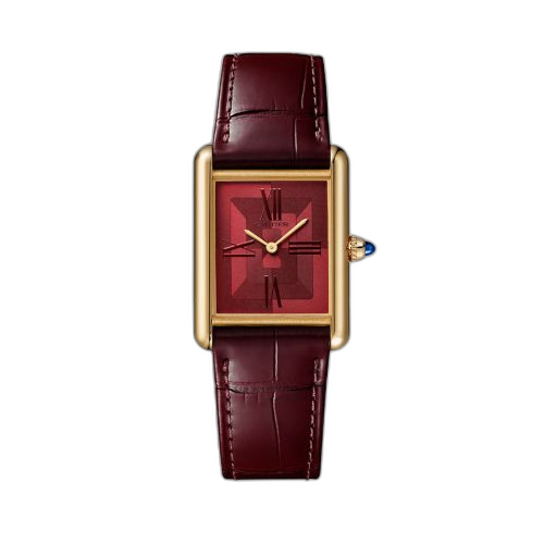 [WGTA0093] Tank Louis Cartier Large Manual Yellow Gold / Graphical Red