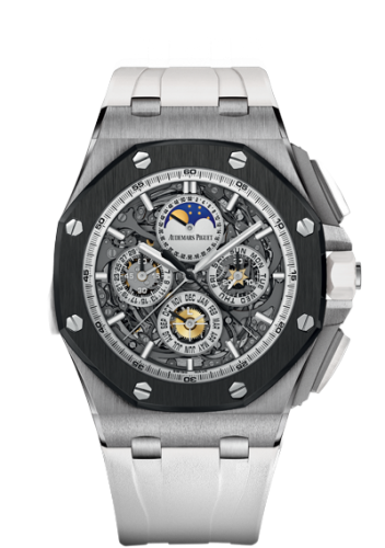 [26571IO.OO.A010CA.01] Royal Oak Offshore 26571 Grande Complication Titanium / Ceramic / White