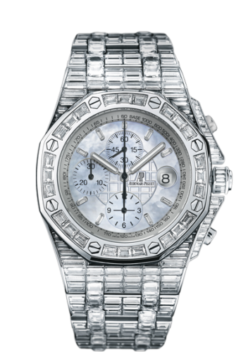 [26174BC.ZZ.8042BC.01] Royal Oak OffShore 26174 Chronograph Baguette / MOP