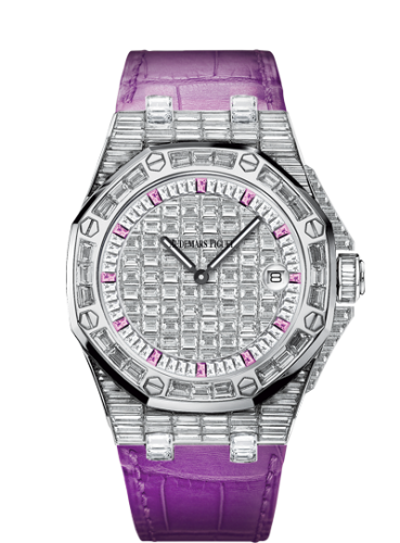 [67543BC.ZZ.D606CR.01] Royal Oak OffShore 67543 Lady Quartz Sapphire Hour