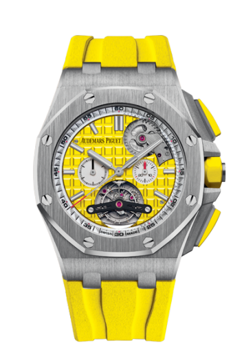 [26540ST.OO.A051CA.01] Royal Oak Offshore Tourbillon Chronograph Selfwinding Stainless Steel / Yellow