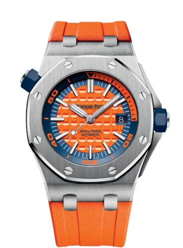 [15710ST.OO.A070CA.01] Royal Oak Offshore Diver Stainless Steel / Orange