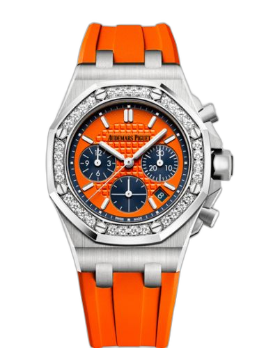 [26231ST.ZZ.D070CA.01] Royal Oak OffShore 26231 Lady Chronograph Stainless Steel / Zest / Diamond