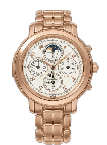 [25984OR.OO.1138OR.01] Jules Audemars 25984 Grande Complication Pink Gold / White Breguet / Bracelet