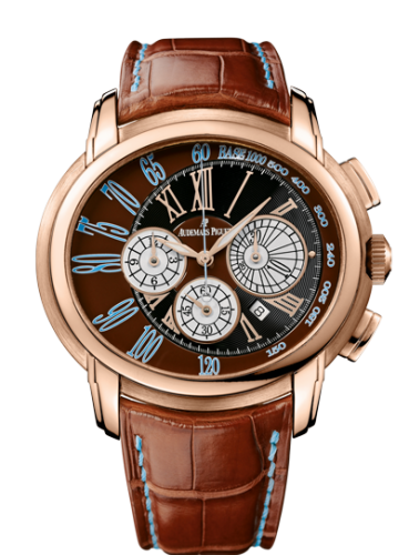[26145OR.OO.D095CR.01] Millenary Chronograph Pink Gold / Brown