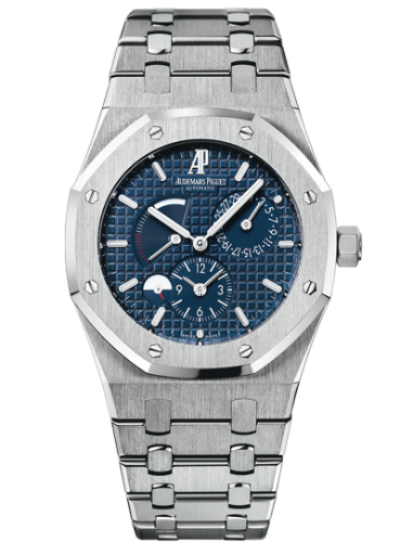 [26120ST.OO.1220ST.02] Royal Oak Dual Time Stainless Steel / Blue