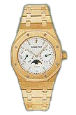 [25594BA.OO.0789BA.05] Royal Oak 25594 Moon Phase Yellow Gold / White