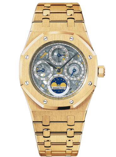 [25829BA.OO.0944BA.01] Royal Oak Perpetual Calendar Openworked Yellow Gold