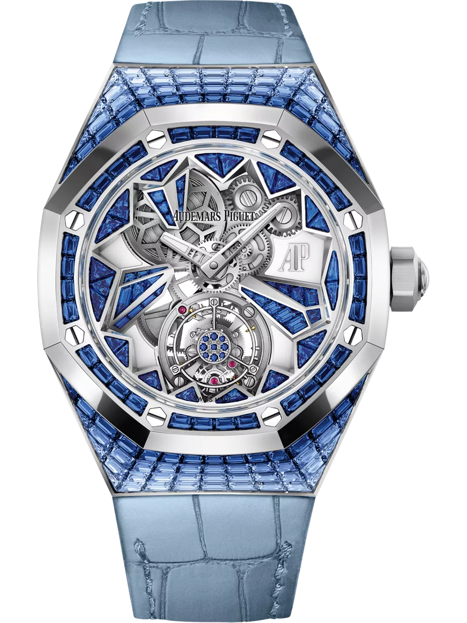 [26228BC.SS.D314CR.01] Audemars Piguet Royal Oak Concept Flying Tourbillon White Gold / Baguette Sapphire
