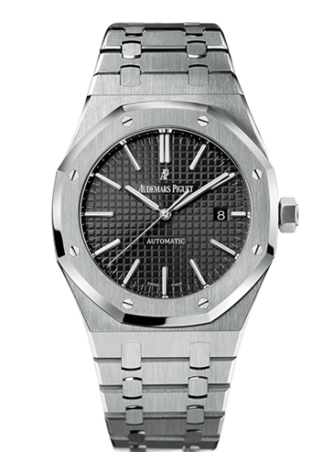 [15400ST.OO.1220ST.01] Royal Oak 15400 Stainless Steel / Black