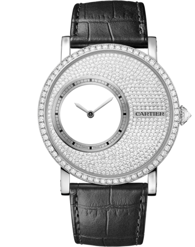 [HPI00636] Rotonde de Cartier Mysterious Hour White Gold / Diamond