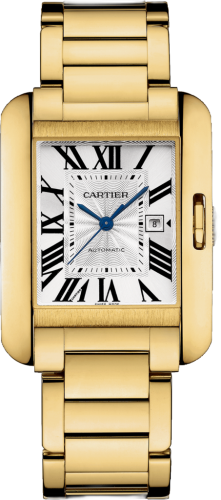 [W5310015] Tank Anglaise 29.8 Yellow Gold / Silver / Bracelet