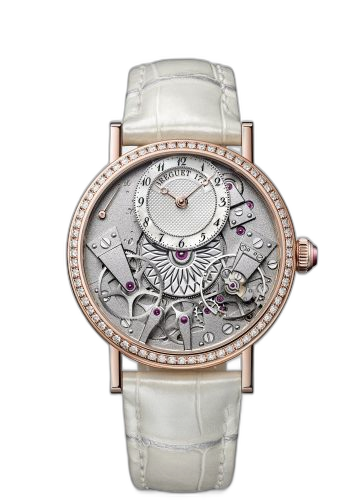 [7038BR/18/9V6/D00D] Tradition Dame 7038 Automatique Rose Gold / Diamond / MOP