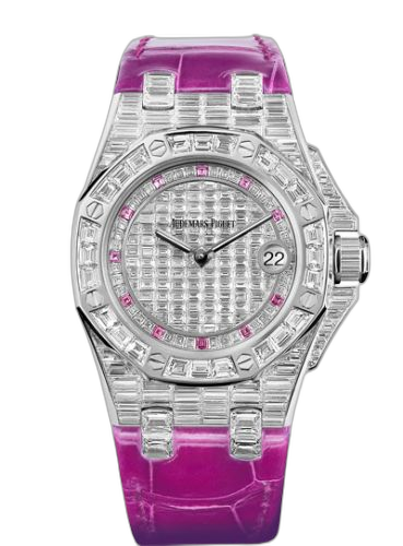 [67543BC.ZZ.DXXXCR.01] Royal Oak OffShore 67543 Lady Quartz Sapphire Hour