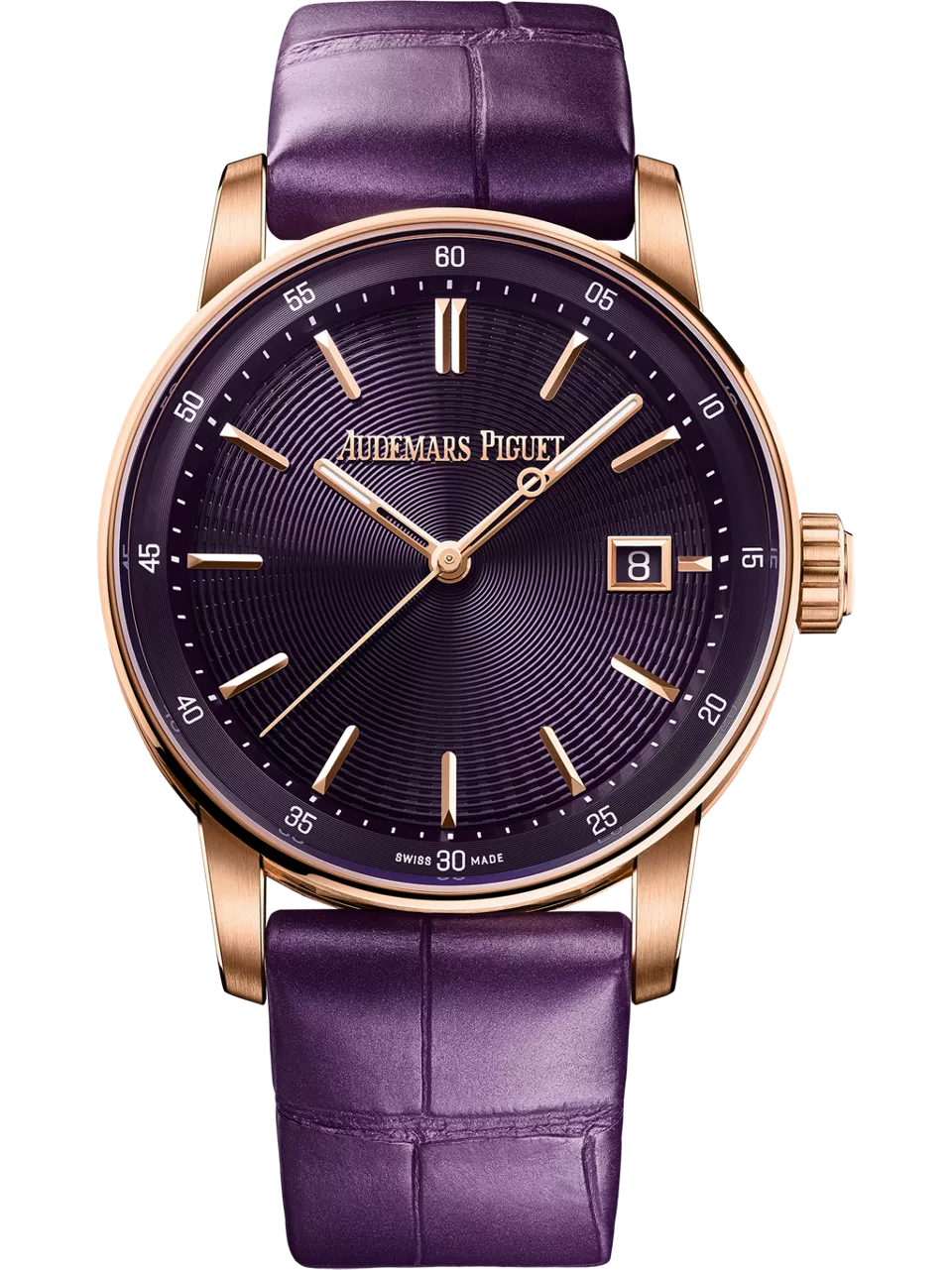 [77410OR.OO.A623CR.01] CODE 11.59 Automatic 38 Pink Gold / Prune