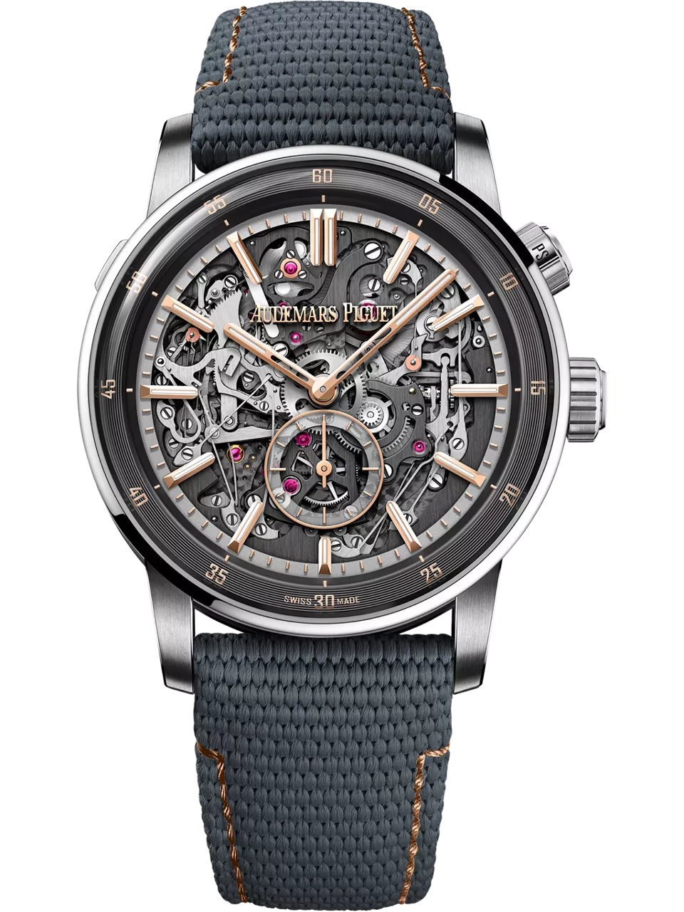 [26397CR.OO.D009KB.01] CODE 11.59 Grande Sonnerie Carillon Supersonnerie Pink Gold - White Gold / Skeleton / 150th Anniversary