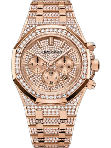 [26333OR.ZZ.1220OR.01] Royal Oak Chronograph 41 Pink Gold / Diamond