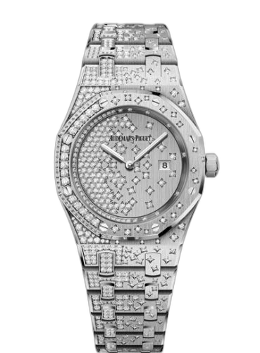 [67654BC.ZZ.1264BC.01] Royal Oak Quartz White Gold / Cascade / Bracelet