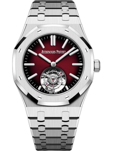 [26730ST.OO.1320ST.05] Royal Oak Self-Winding Flying Tourbillon Stainless Steel / Burgundy