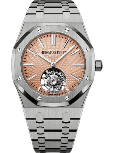 [26531TI.OO.1220TI.01] Royal Oak Self-Winding Flying Tourbillon Titanium / Salmon